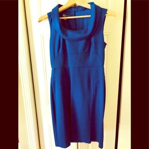 Donna Ricco Size 8 Cobalt Blue shift dress EUC